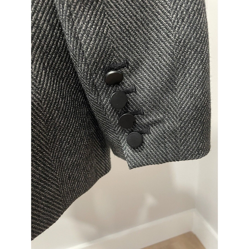 Calvin Klein Women's Blazer Size 6‎ Suit Jacket Two Button Gray Modern Career - Picture 8 of 16